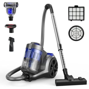 1700W Bagless Canister Vacuum Cleaner