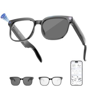 AI Smart Glasses with 8MP Camera, 4K Video and 139-Language Translation
