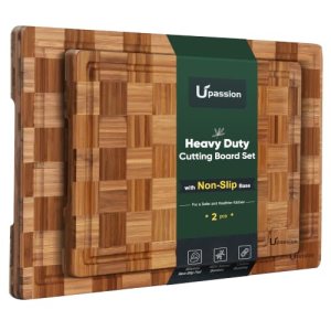 Extra Large Bamboo Cutting Boards, 2-Pack