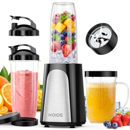 1000W Smoothie Blender, 15-in-1 Single Serve Set