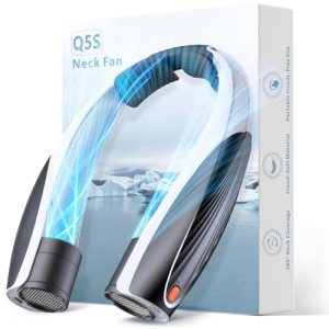 Portable Neck Fan, Max 20H, Rechargeable Personal Fan