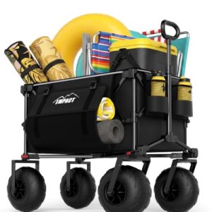 Beach Wagon with Big Balloon Wheels for Sand