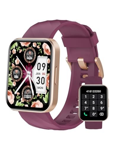 Smart Watch for Women, Answer/Make Calls, for iPhone/Android Phone Purple