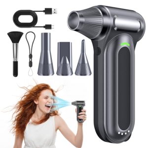 Compressed Air Duster, 170,000 RPM Electric Air Duster with Brushless Motor