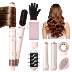 7-in-1 Hot Air Styler Hair Dryer with 200 Million Ionic Care