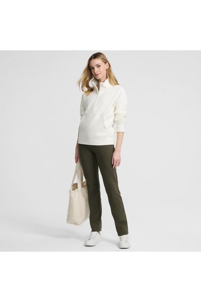 Womens Starfish Mid Rise Slim Leg Pants Lands End