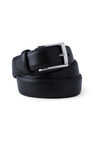 Mens Classic Leather Chino Belt Lands End
