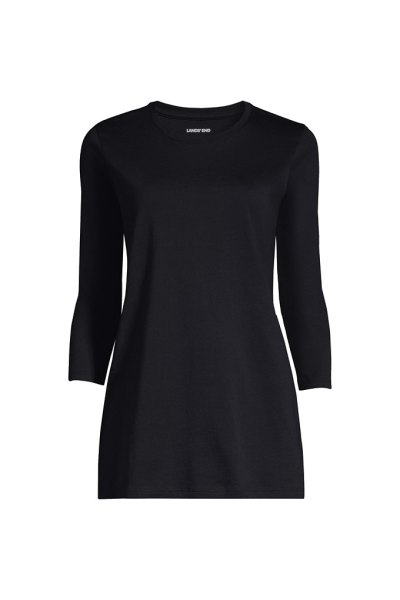 Womens 3/4 Sleeve Cotton Supima Tunic Lands End