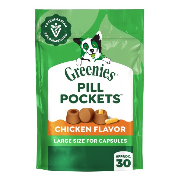 Greenies Pill Pockets For Dogs, Canine Treats Capsule 7.9 Or 15.9 oz, 30 60 Ct, Adult | PetSmart