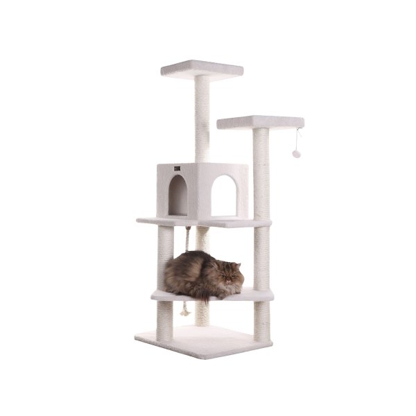 Armarkat 57-In Faux Real Wood Cat Tree | PetSmart