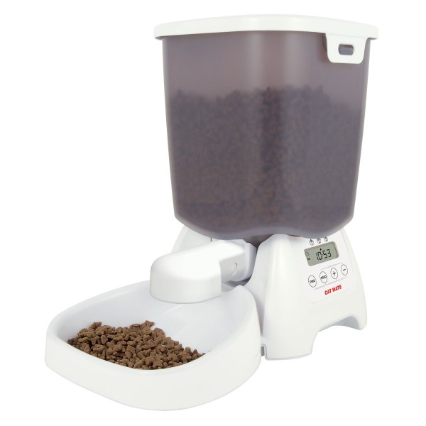 Cat Mate C3000 Automatic Pet Feeder in White, Size: 6.5 lb | PetSmart