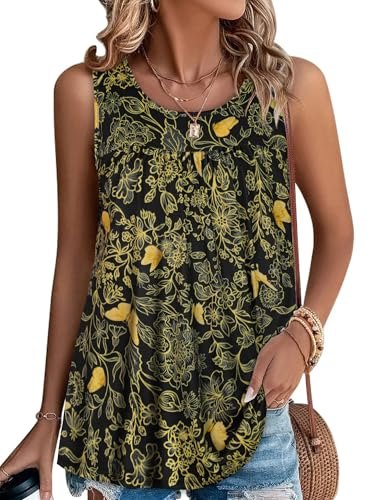 Tank Tops Sleeveless Casual Loose Fit