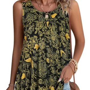 Tank Tops Sleeveless Casual Loose Fit