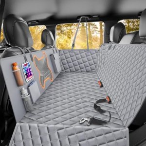 Dog Car Seat Cover, Mesh Window & Waterproof