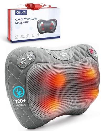 Cordless Shiatsu Neck and Back Massager with Soothing Heat