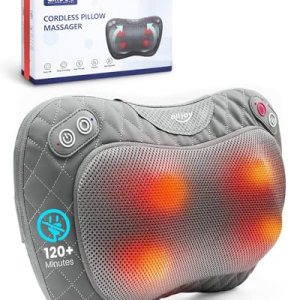 Cordless Shiatsu Neck and Back Massager with Soothing Heat