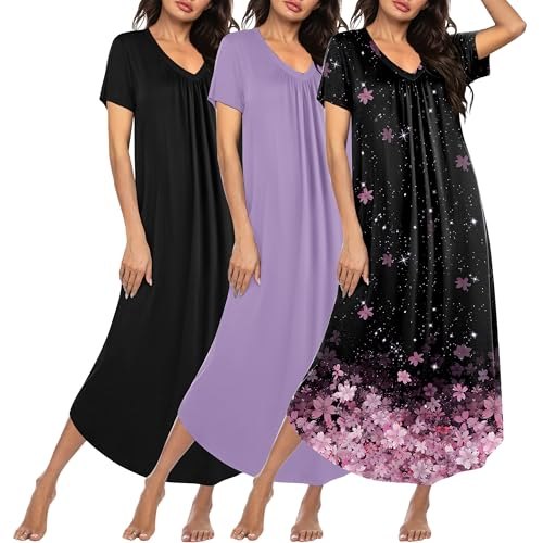 Long Nightgowns 3 Pack