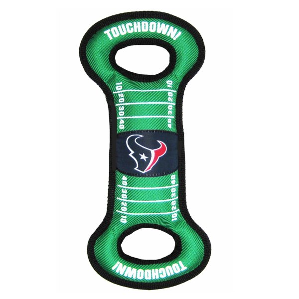 Pets First Houston Texans Field Tug Toy in White | Nylon PetSmart