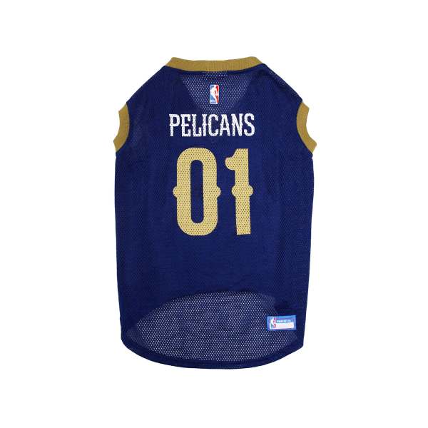 Pets First New Orleans Pelicans Mesh Jersey, Size: Medium | PetSmart