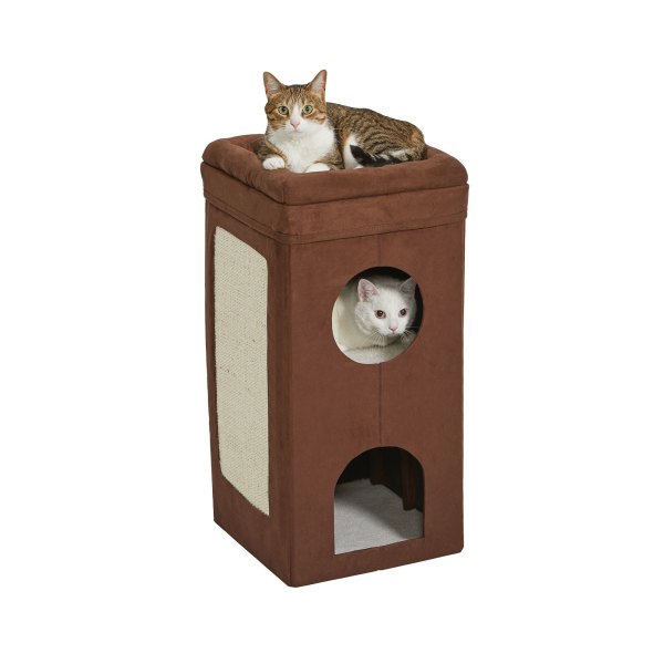 Midwest Curious Cat Condo in Brown | PetSmart