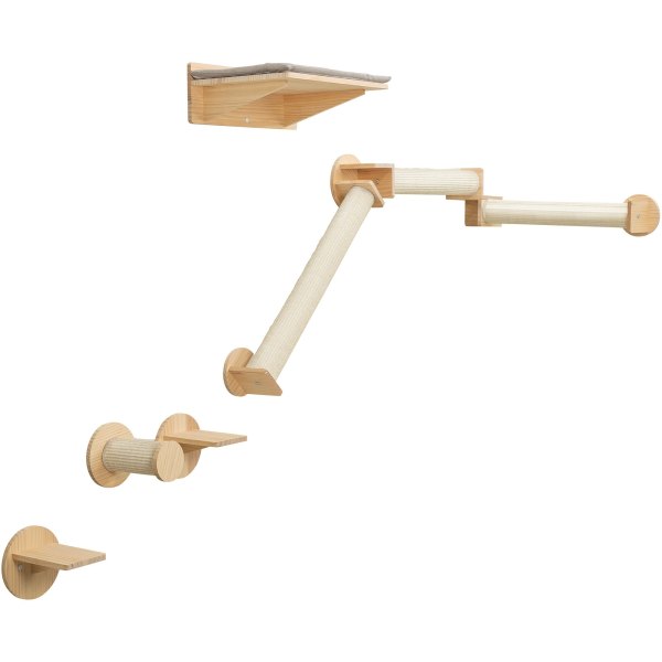 Trixie Wall Set 7-Piece in Natural | PetSmart