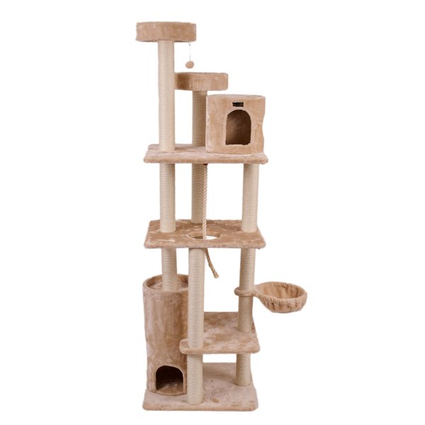 Armarkat Royal Perch Cat Mansion Tree in Beige, Size: 80 lb | PetSmart