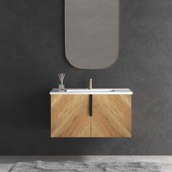 LUXEYARD Inch Wall Mounted Modern Bath Vanity 30 Inch And 3 D one_size | DS-M-BAC07419