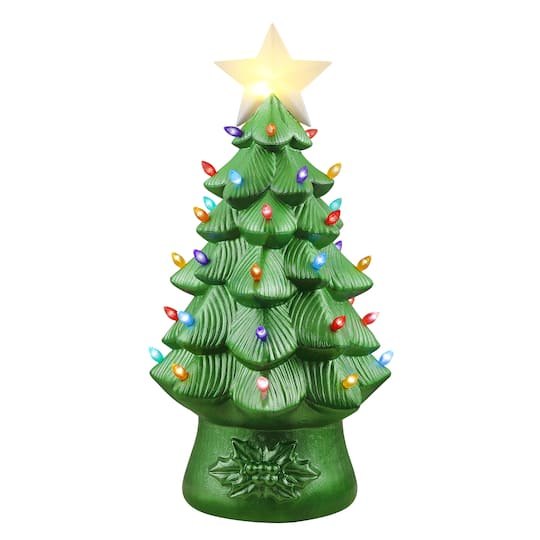Mr. Christmas 40 Blow Mold Nostalgic Round Tree in Green | Michaels