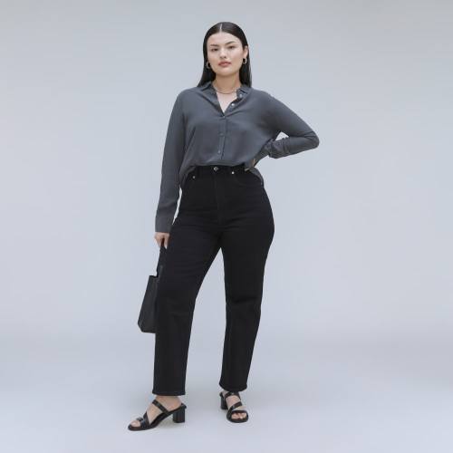 Everlane Way-High Hourglass Jean | 27 1/2 Inseam In Size 30, Cotton
