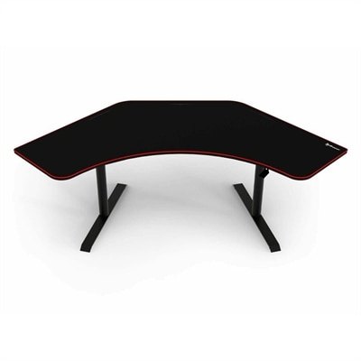 Arozzi Arena Angelo Gaming Desk - Black / Red
