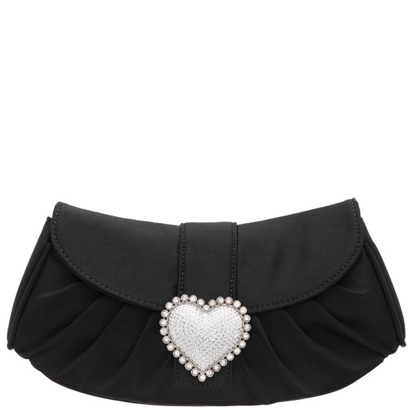 Apolina Crystal Heart Adorned Clutch | Nina Shoes