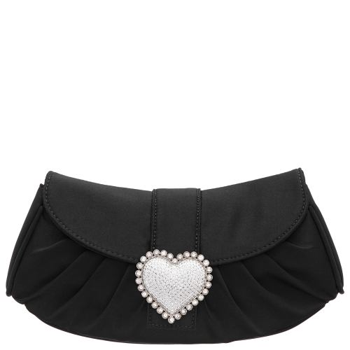 Apolina Crystal Heart Adorned Clutch | Nina Shoes