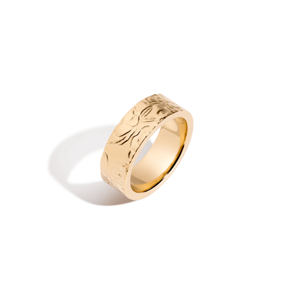 Aurate New York X MACENNA: Rose Garden Ring, Vermeil Gold