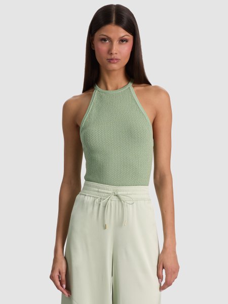 alice olivia HEIDI POINTELLE TANK