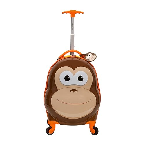 Rockland My First Luggage 19 Inch Hardside Carry-On Spinner Luggage, One Size, Brown