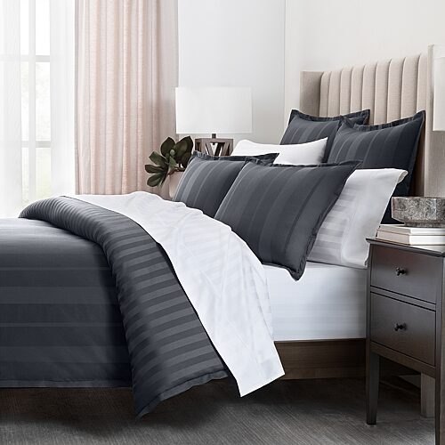 Fieldcrest Heritage Classic Stripe 3pc. 400tc Cotton Comforter Set, One