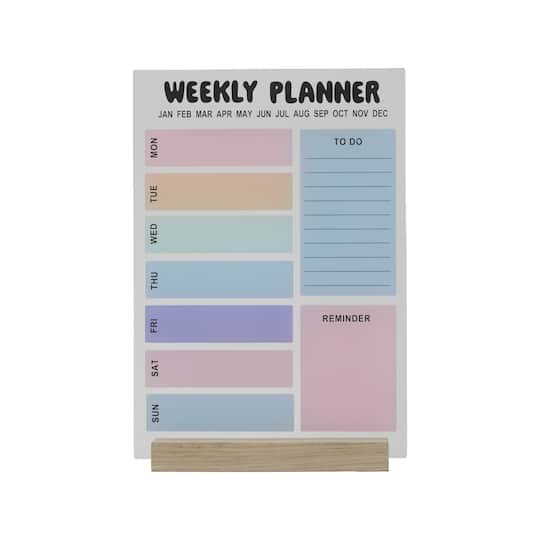 Class Rules 12 Dry Erase Tabletop Weekly Planner by B2C | Michaels