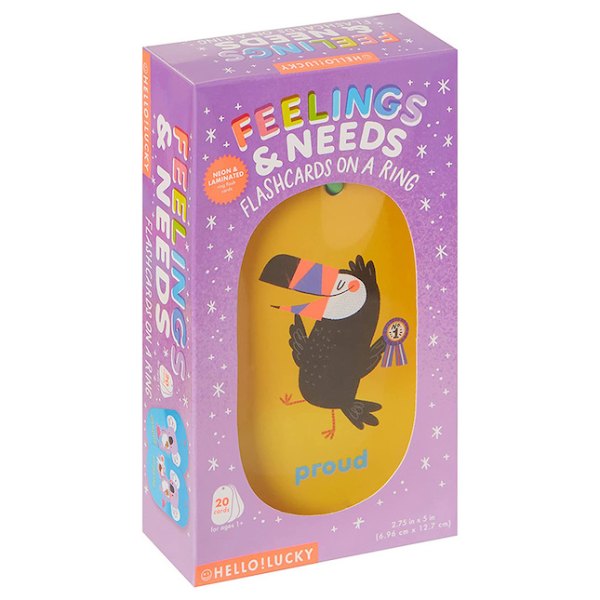 Feeling & Needs Flash Cards - Games for Ages 6 to 9 - Fat Brain Toys