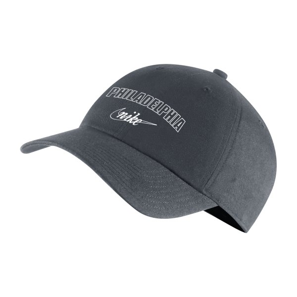 Philadelphia 76ers Heritage86 Nike Unisex NBA Adjustable Cap in Grey | C11127TM31-PHI