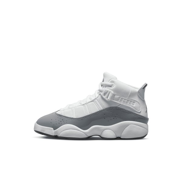 Jordan 6 Rings Kids Shoes in White