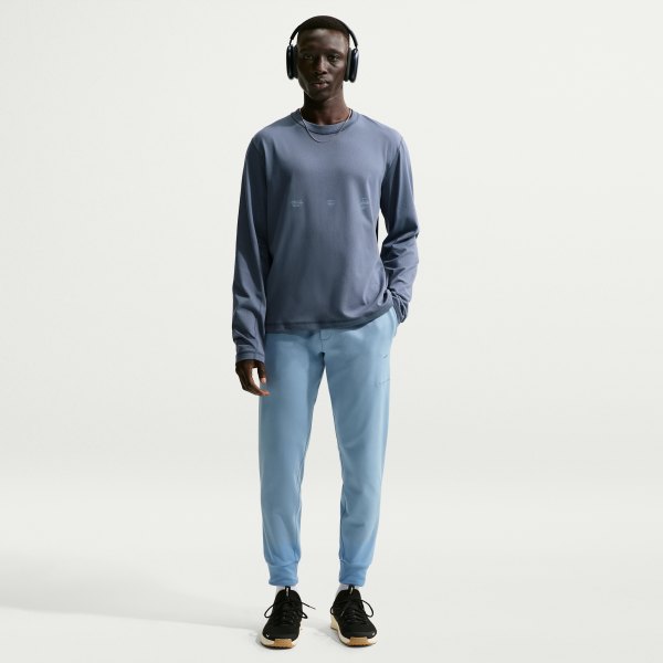 Nike Mens Primary NanoKnit Dri-FIT UV Protection Performance Jogger Pants in Blue | II1312-486