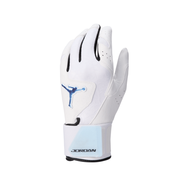 Jordan Legend Baseball Long-Cuff Batting Gloves (1 Pair) in White | J1013373-119