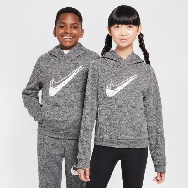 Nike Multi Stain Repel Big Kids Therma-FIT Hoodie in Black | HF4414-010