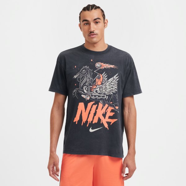 Nike Mens Max90 Basketball T-Shirt in Black | HF6199-010