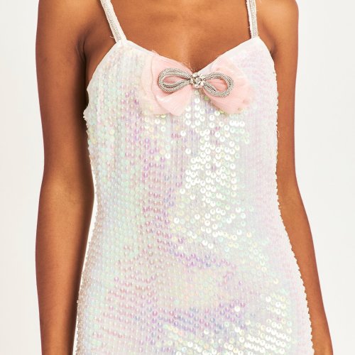 LoveShackFancy Kumi Sequin Mini Dress – Moda Operandi