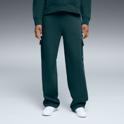 PUMA Elevated Essentials Womens Straight Leg Cargo Pants