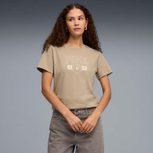 PUMA Womens T-Shirt in Beige
