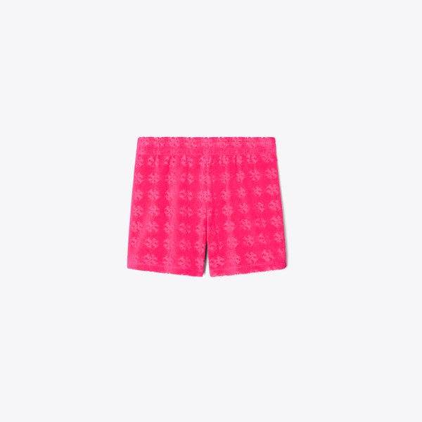 Tory Burch Terry Jacquard Logo Short
