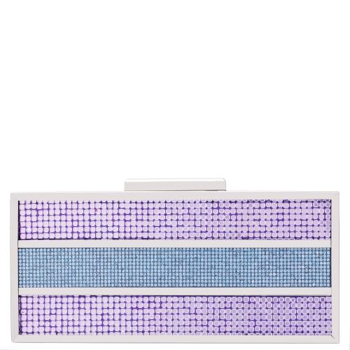 Womens Ziona Colorblock Crystal Minaudiere | Nina Shoes