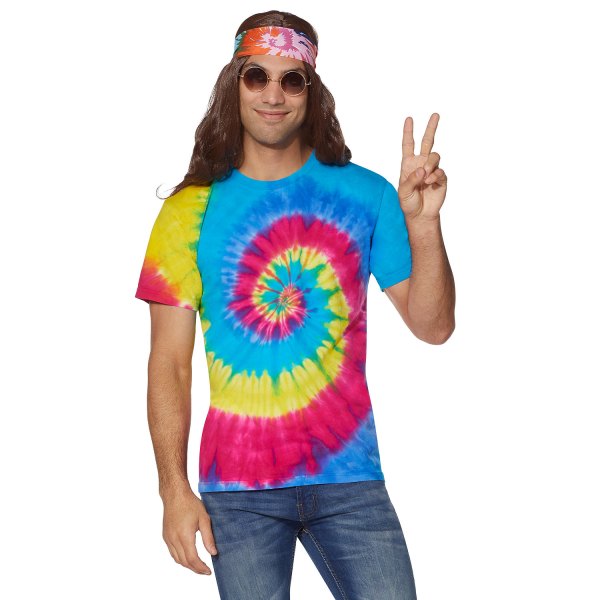 60s Tie Dye T Shirt, Multi, Spirit Halloween